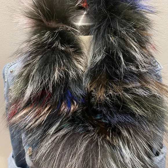 Glamorous 100% *Multi Color* Fox Fur Neck Loop